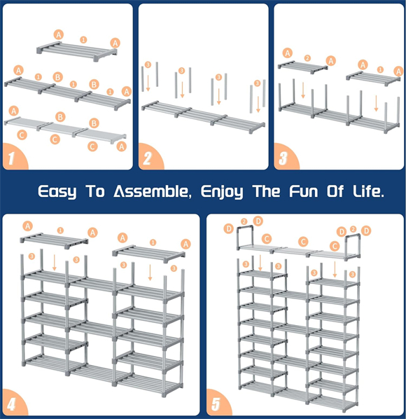 shoe rack without cover